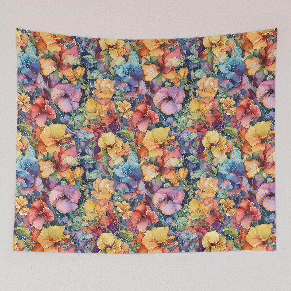 Artikelvorschau, Springtime Floral Blooms 33 : Watercolor Floral Seamless Pattern for DIY Crafts and Home Decor entworfen und verkauft von Shadi Rosenow.