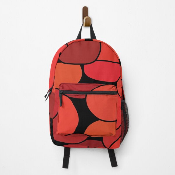 Item preview, Red Circle Half Circle Geometric Pattern designed and sold by Nisha Prabhu.