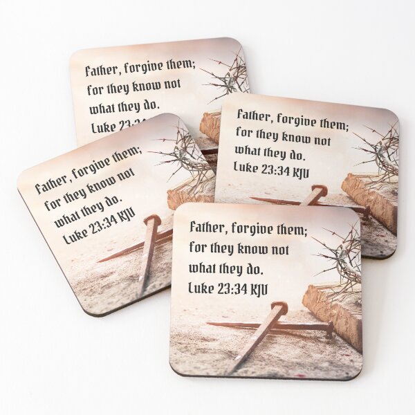 Item preview, Luke 23:34 King James Version Bible Verse designed and sold by Caregiverology.