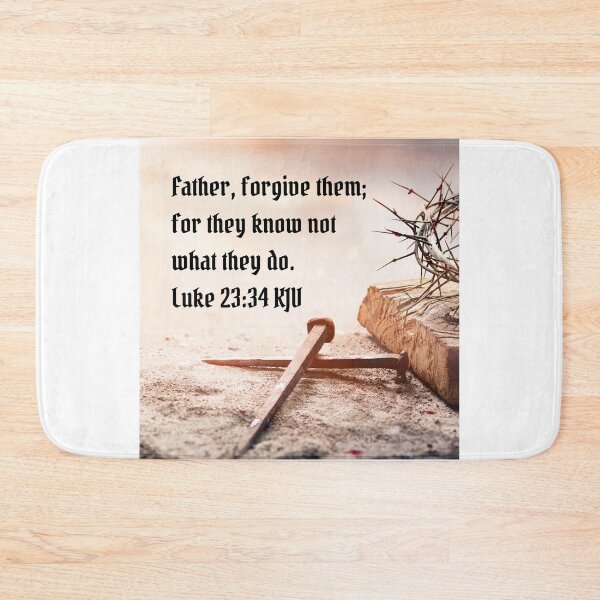 Item preview, Luke 23:34 King James Version Bible Verse designed and sold by Caregiverology.