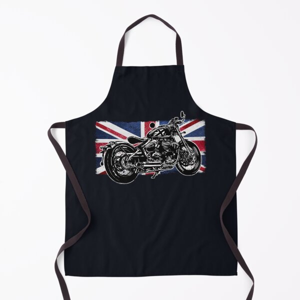 Item preview, Bobber Motorcycle | Great Britain Flag | Custom Classic Motorcycles designed and sold by SW Longwave.