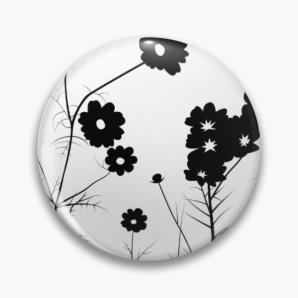 Item preview, Black and white daisy meadow designed and sold by ellaphanta.