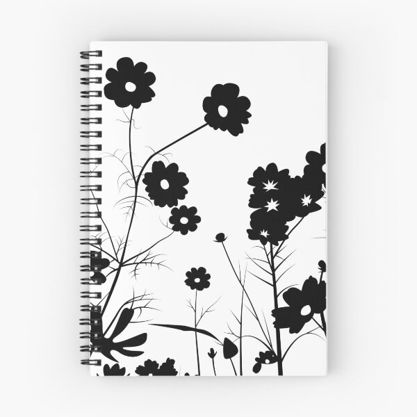 Item preview, Black and white daisy meadow designed and sold by ellaphanta.