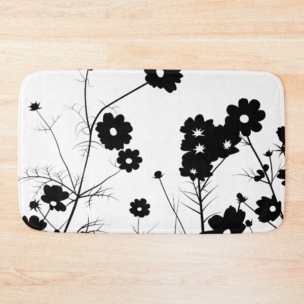 Item preview, Black and white daisy meadow designed and sold by ellaphanta.