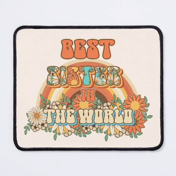 Item preview, Best sister in the world Groovy gift for sisters and sis designed and sold by HomeCoquette.