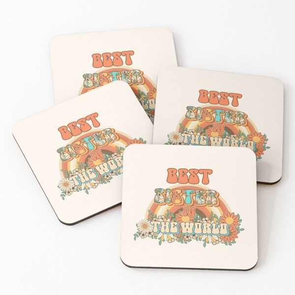Item preview, Best sister in the world Groovy gift for sisters and  sis designed and sold by HomeCoquette.