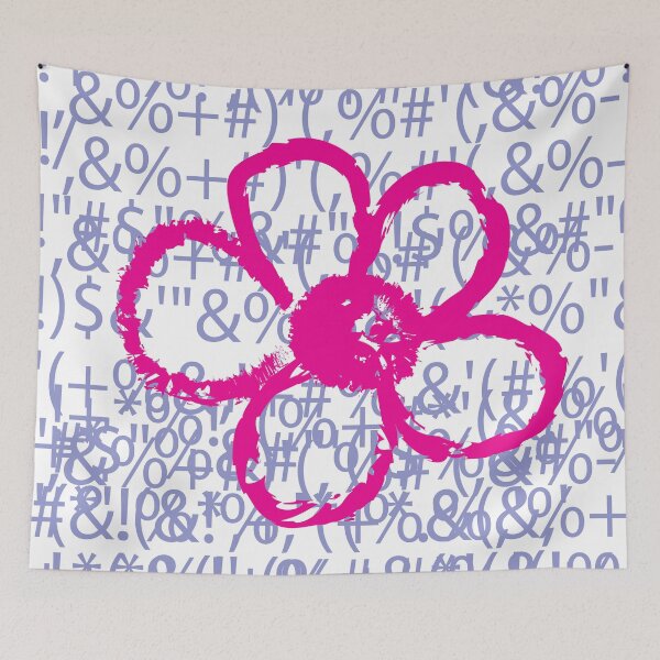 Item preview, pink floral text graphic designed and sold by Lestie12321.