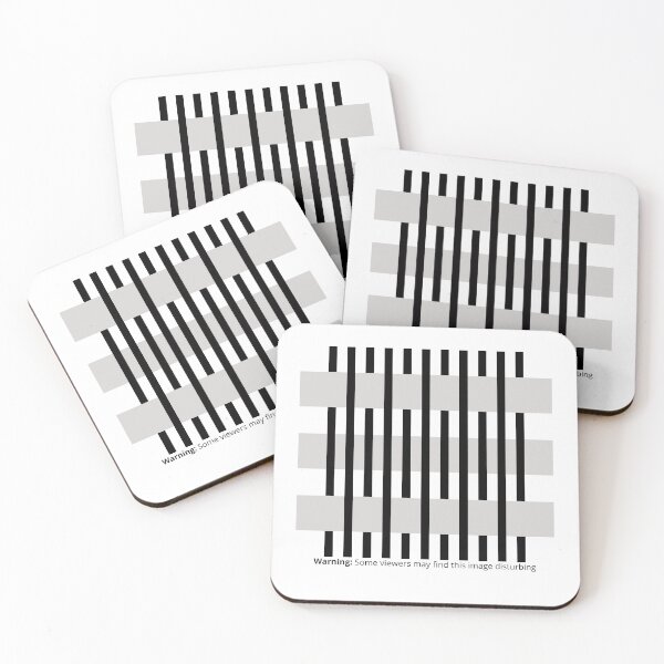 Item preview, Chromatic Illusion - Gray and Black Bars designed and sold by Beto Santos.