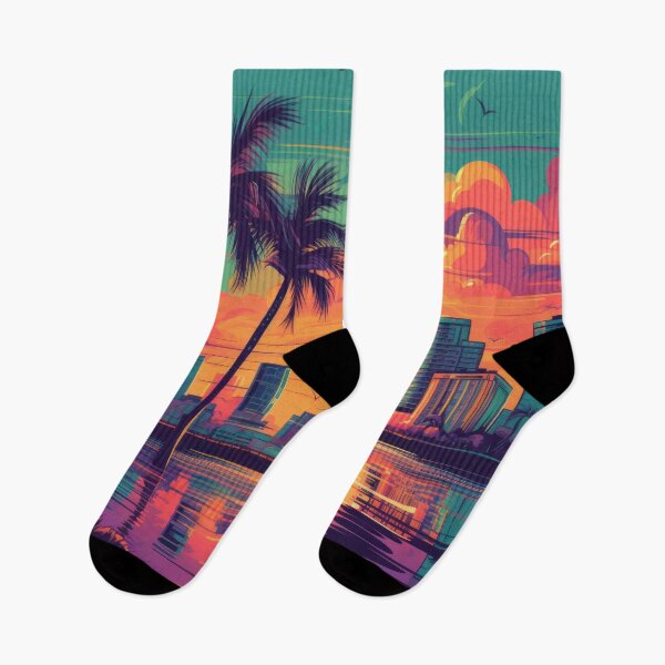 Item preview, Miami Vibe Art Wallpaper Background designed and sold by Damian Sobczyk.