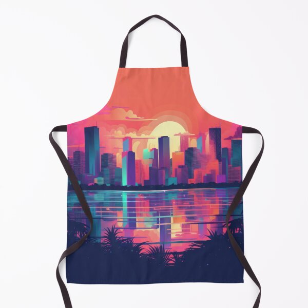 Artikelvorschau, Miami Vibe Art Wallpaper Background entworfen und verkauft von Damian Sobczyk.