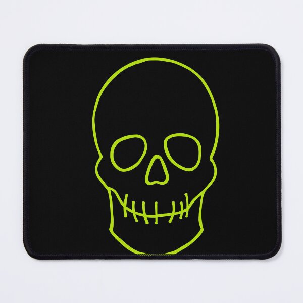 Item preview, Skull - Lime Green and Black designed and sold by LAEC-Shop.