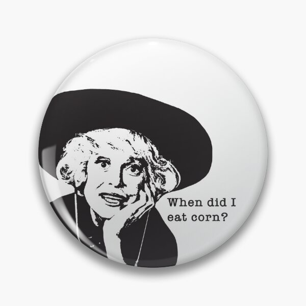 Item preview, Carol Channing sticker | When did I eat corn | funny tribute old hollywood designed and sold by sadsnackies.