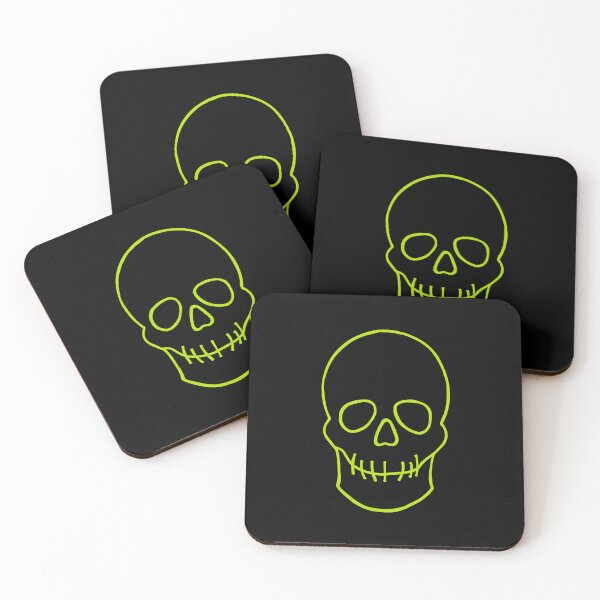 Item preview, Skull - Lime Green and Black designed and sold by LAEC-Shop.