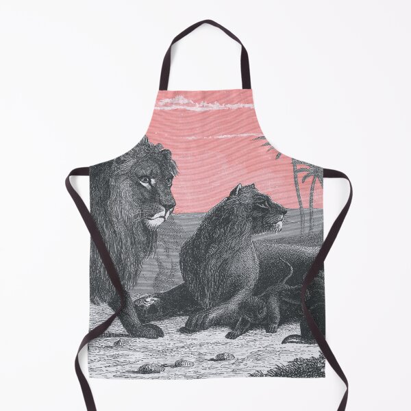 Item preview, Lion king of the beasts, elegant vintage illustration designed and sold by Mauswohn.