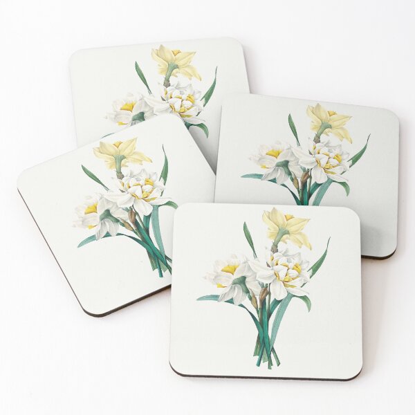 Item preview, Double Daffodil Bouquet Vintage Illustration by Pierre-Joseph Redouté designed and sold by Pretty  Pixel.