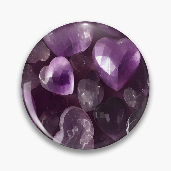 Item preview, Amethyst 3 Hearts designed and sold by christineiris.