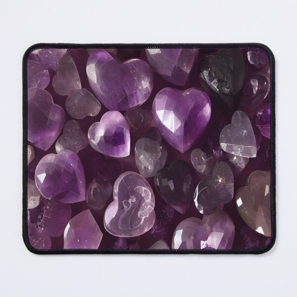 Item preview, Amethyst 3 Hearts designed and sold by christineiris.