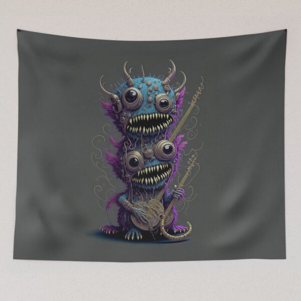 Item preview, Cute Musical Monster designed and sold by cuprum.
