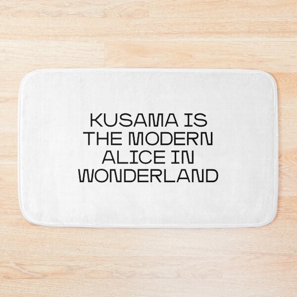 Item preview, Kusama is the modern Alice in Wonderland (black) designed and sold by didijuca.
