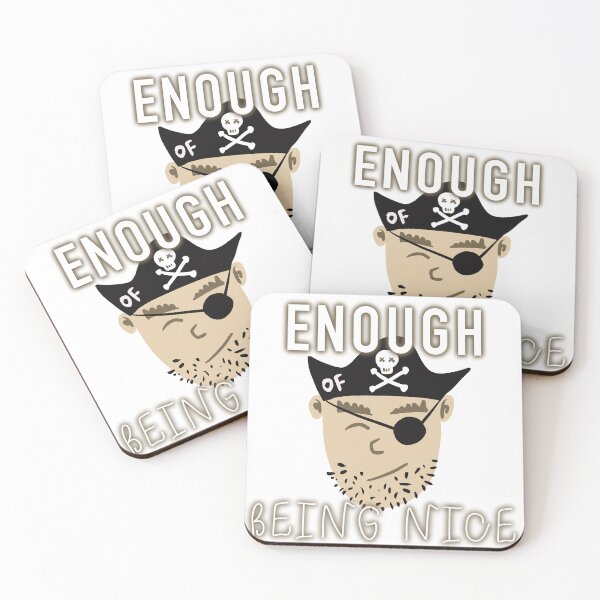Item preview, Enough being nice designed and sold by givepineapple.