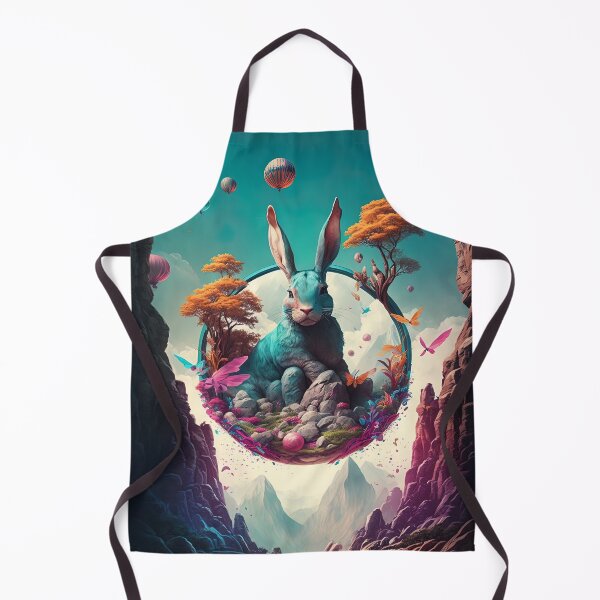 Item preview, The Year of The Rabbit 2023, Chinese Zodiac New Year 2023 - AI-Generated surrealist Art designed and sold by Flowsaiartshop.