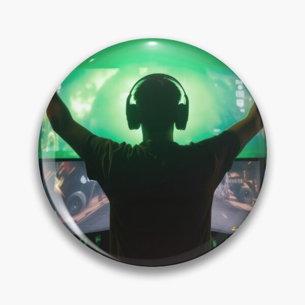 Artikelvorschau, Professional E-Sports esports gamer rejoices in the victory entworfen und verkauft von Damian Sobczyk.