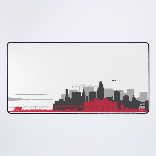 Item preview, Lincoln Nebraska Skyline Sticker, Apparel, etc. designed and sold by Bryce Reichardt.