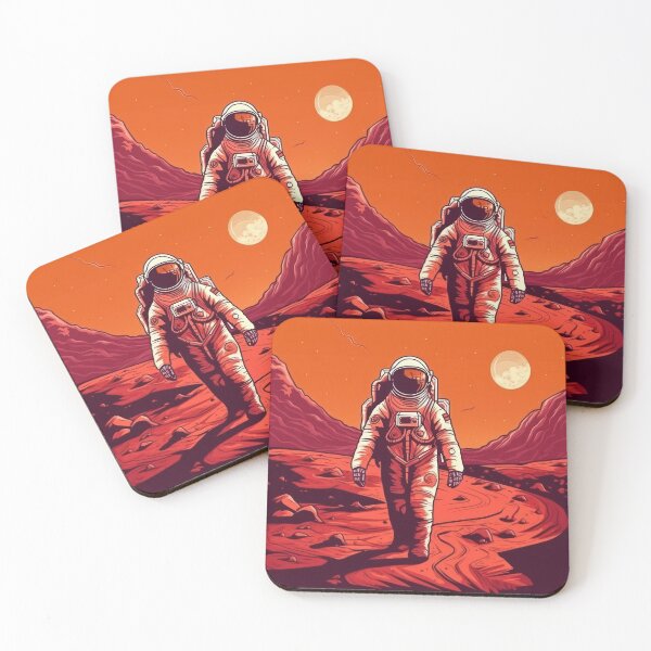 Item preview, Astronaut walks on the mars planet designed and sold by Damian Sobczyk.