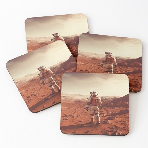 Item preview, Astronaut walks on the mars planet designed and sold by Damian Sobczyk.