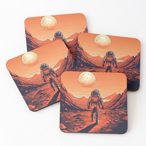 Item preview, Astronaut walks on the mars planet designed and sold by Damian Sobczyk.