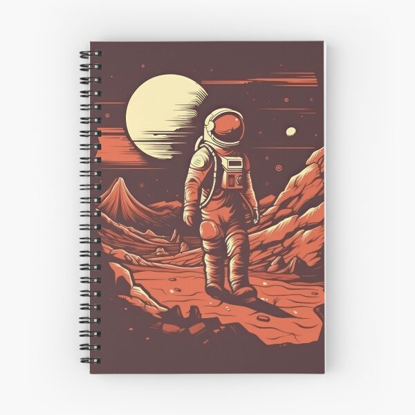 Artikelvorschau, Astronaut walks on the mars planet entworfen und verkauft von Damian Sobczyk.