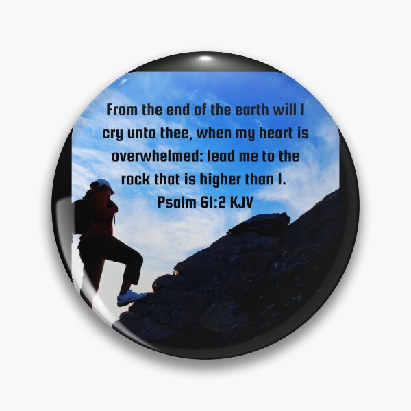 Item preview, Psalm 61:2 King James Version Bible Verse designed and sold by Caregiverology.