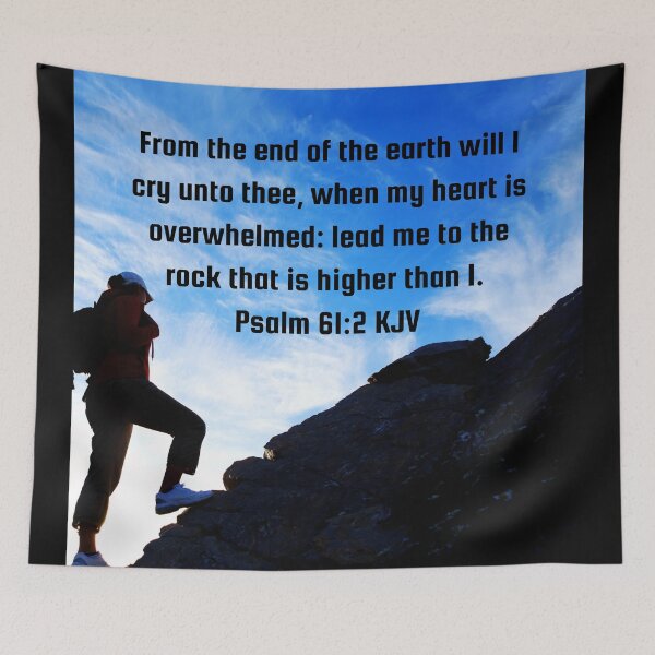 Item preview, Psalm 61:2 King James Version Bible Verse designed and sold by Caregiverology.