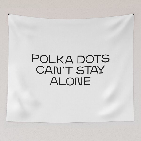 Item preview, Polka dots cant stay alone (black) designed and sold by didijuca.