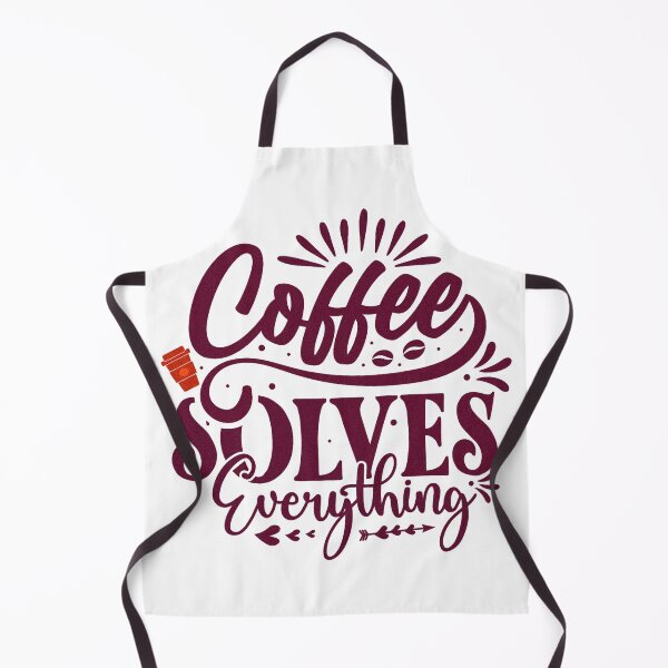 Item preview, "Cooffee Solves Everything" Calligraphic Design for Coffee Lovers designed and sold by deepakrode7.
