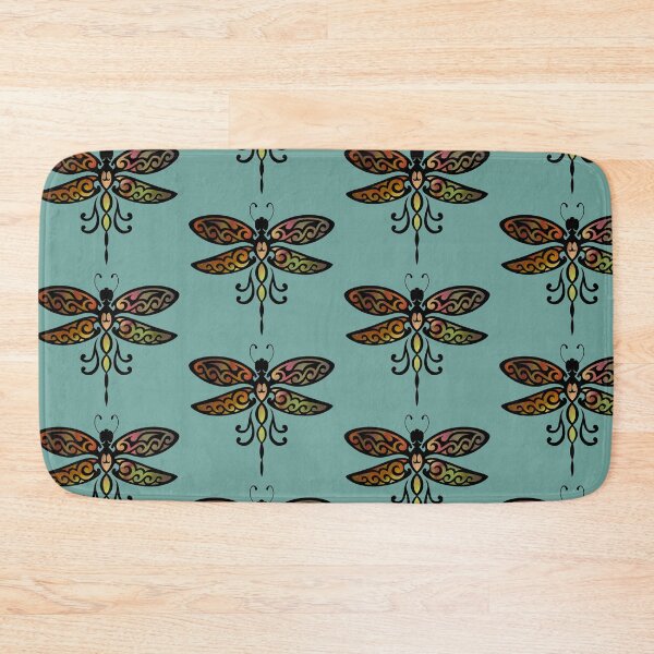 Item preview, Iridescent Stained Glass Dragonfly designed and sold by notsweettea.
