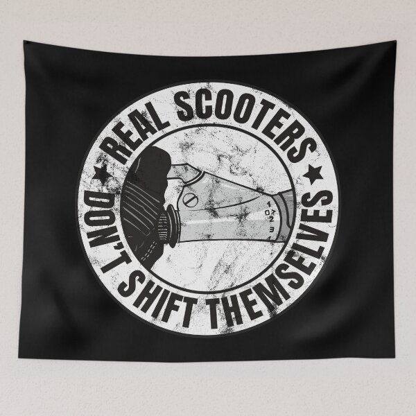 Item preview, Real Scooters Don't Shift Themselves designed and sold by peterpaz.
