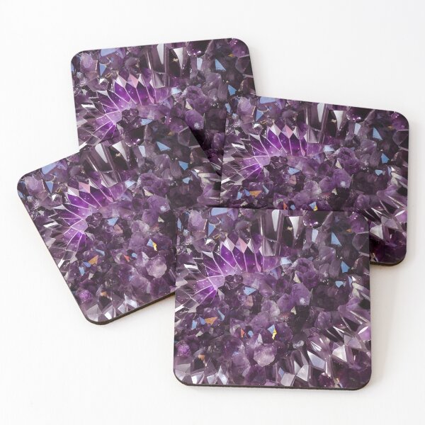 Item preview, Amethyst 7 Fibonacci designed and sold by christineiris.