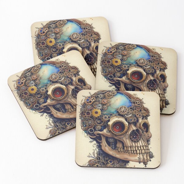 Item preview, Steampunk scull designed and sold by Linkme.