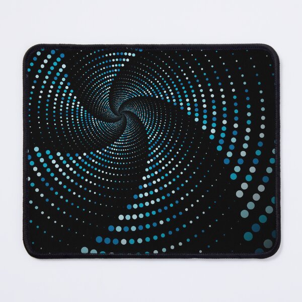 Vista previa del artículo con la obra «Círculo punteado espiral abstracto», diseñado y vendido por JenTrinhArt.