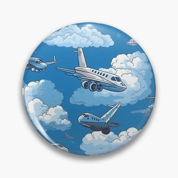Item preview, Cartoon Aircrafts Pattern designed and sold by RooArtistry.