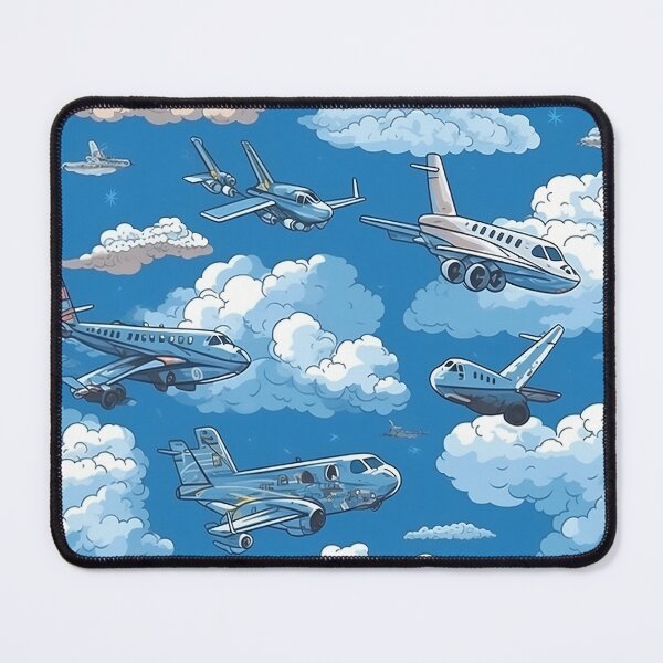 Item preview, Cartoon Aircrafts Pattern designed and sold by RooArtistry.