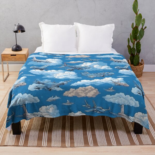 Item preview, Cartoon Aircrafts Pattern designed and sold by RooArtistry.
