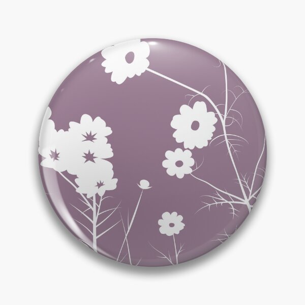 Item preview, Mauve daisy meadow designed and sold by ellaphanta.