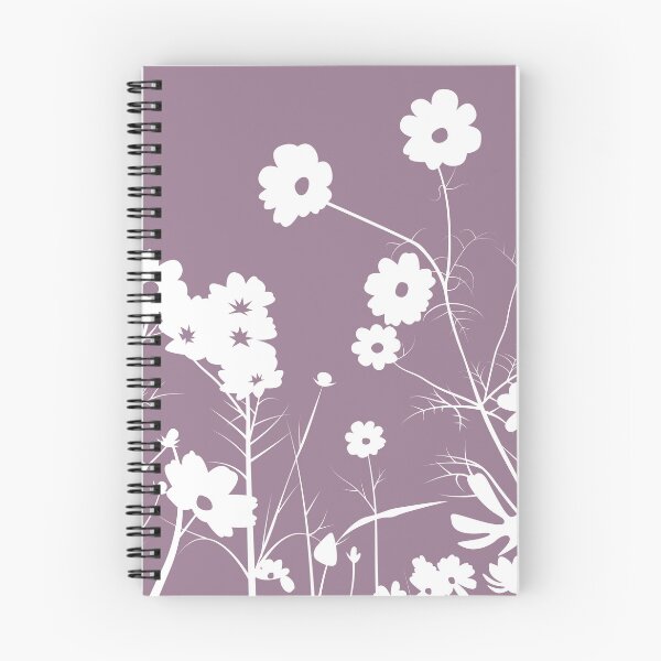 Item preview, Mauve daisy meadow designed and sold by ellaphanta.