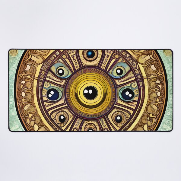 Item preview, Art Nouveau mandala abstract poster designed and sold by REALDesign-Shop.