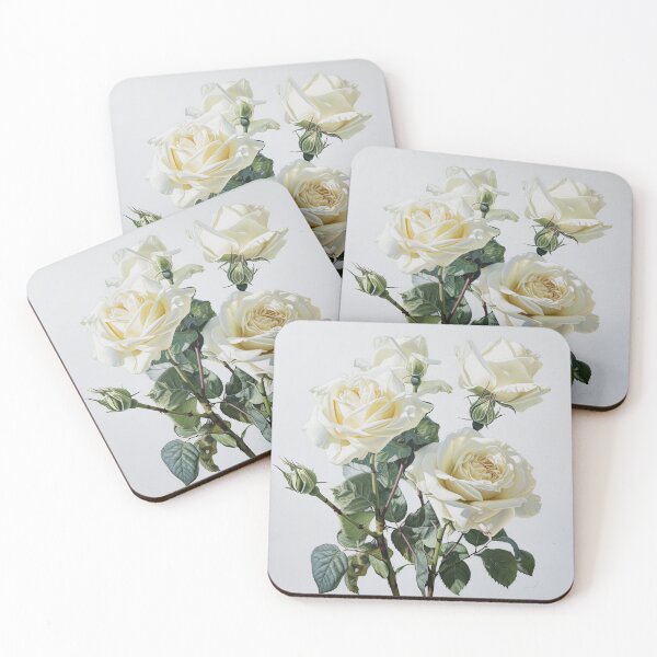 Item preview, White Roses  designed and sold by Vanover Designs.