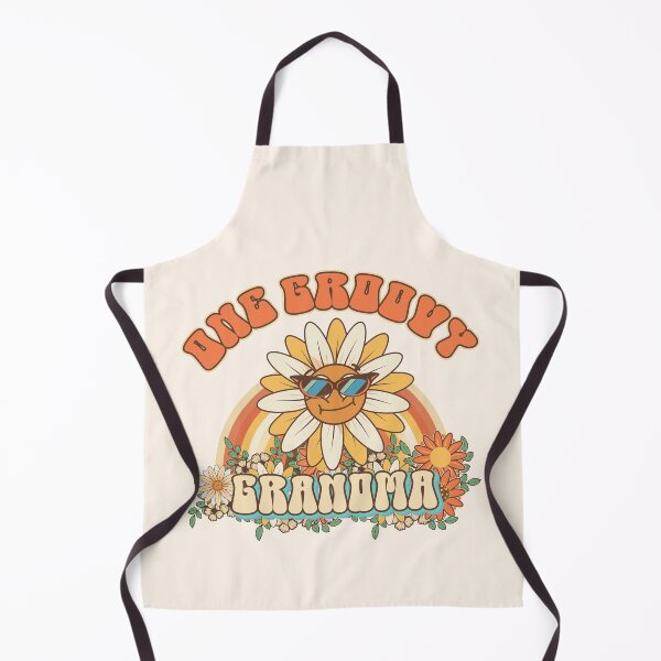 Item preview, One groovy grandma Retro gift for grandma Vintage floral pattern designed and sold by HomeCoquette.