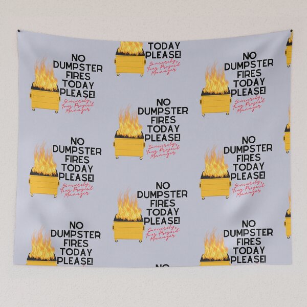 Item preview, Project Manager of Dumpster Fires funny designed and sold by Awesomefamily.