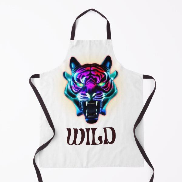 Artikelvorschau, Wilder brüllender Neontiger entworfen und verkauft von Dojo Dogster.